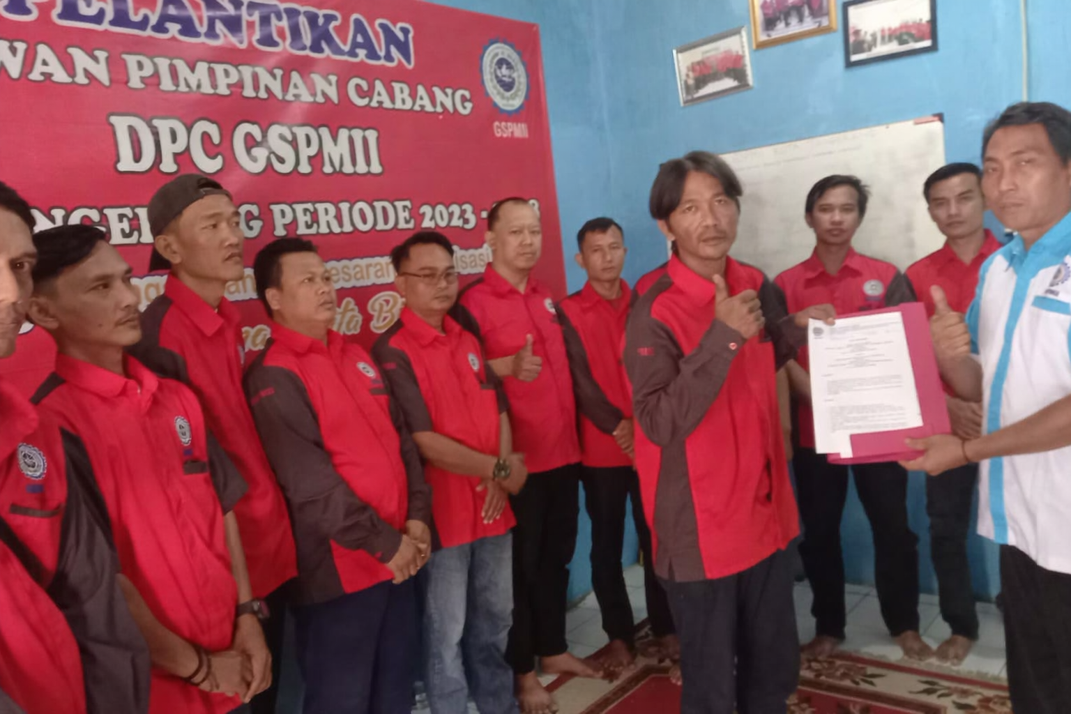 Pelantikan dan Pengambilan Sumpah PUK PT Pola Paperindo Jayatama Periode 2026–2029 Digelar di DPC GSPMII Kota Tangerang